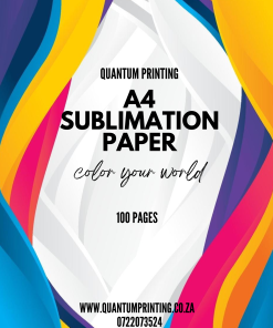 A4 Sublimation Paper 100 Sheets