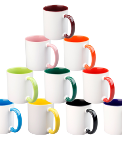 Colored Inner & Handle Sublimation Mug 11oz